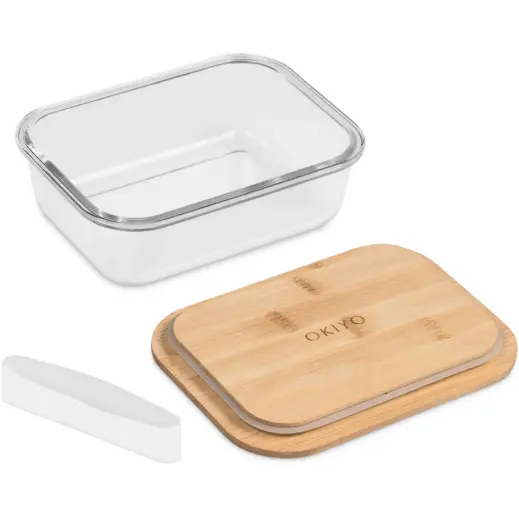 Okiyo Moshi Glass & Bamboo Lunch Box Pieces